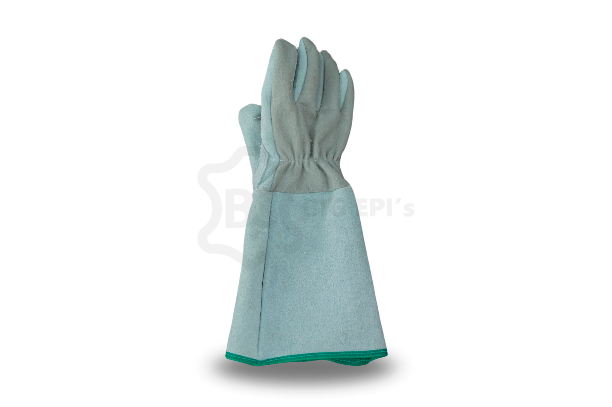 Luva de Raspa Punho 20 com dorso de tecido - Imagem 2